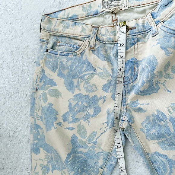 CURRENT ELLIOT The Stiletto Blue Rose Ankle Jean - Picture 9 of 10